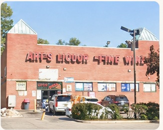 Art's Liquor Shoppe storefront at Baseline Plaza